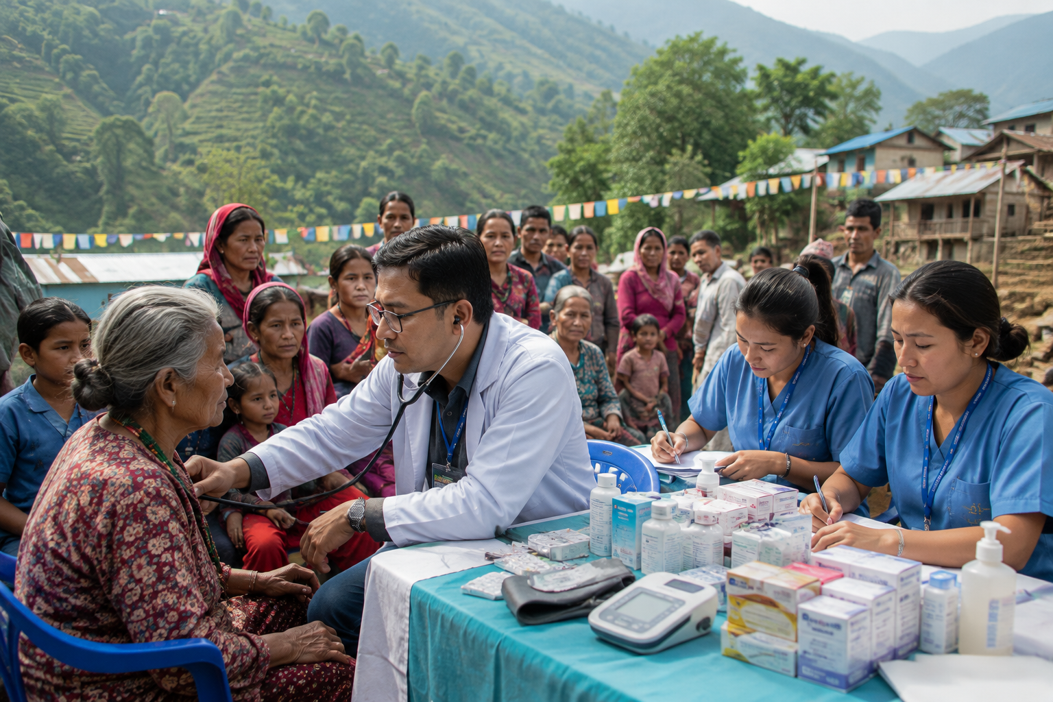 Health camp in Kailali